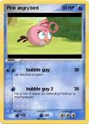 Pink angry bird