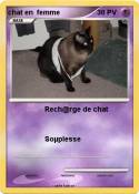 chat en femme
