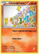 LEVIS BIRTHDAY