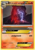 Volcano eruptio