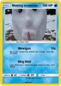 Mewing snowman
