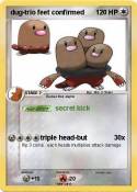 dug-trio feet