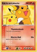 Raichu and pika