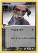 Man dog