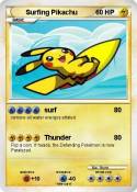 Surfing Pikachu