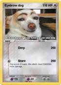 Eyebrow dog