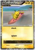 surfing pikachu