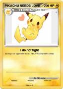 PIKACHU NEEDS
