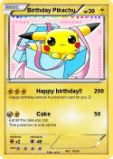 Birthday Pikach