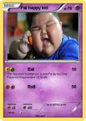 Fat happy kid