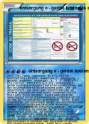 entsorgung e -