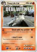 Thug Life Cat