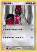 i like skiiing