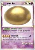 oeufs d'or