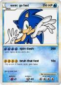 sonic go fast