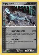 angry lizard