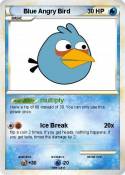 Blue Angry Bird