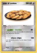 plate of cookie