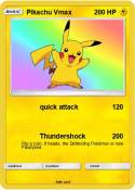 Pikachu Vmax