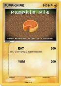 PUMPKIN PIE