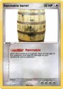 flammable barre