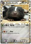 Skunks are cute