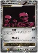 Meme skeletons