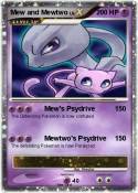 Mew and Mewtwo