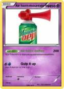 Air horn-mounta