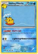 Surfing Pikachu