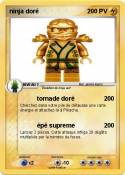 ninja doré