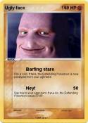 Ugly face