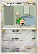 throw te cheese