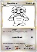 Blank Mario