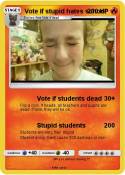 Vote if stupid
