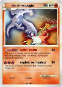 Ho-oh vs Lugia
