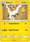 Raichu X