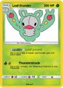 Leaf thunder
