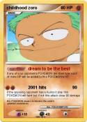 childhood zoro