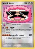 M pink sheep