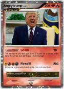 Angry trump