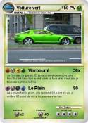 Voiture vert