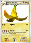 grumpy banana