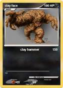 clay face