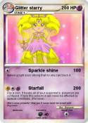 Glitter starry
