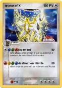 arceus n°X 