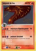 serpent de feu