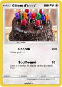 Gâteau d'anniv'