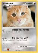 Vote for me
