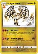 Dragon flame